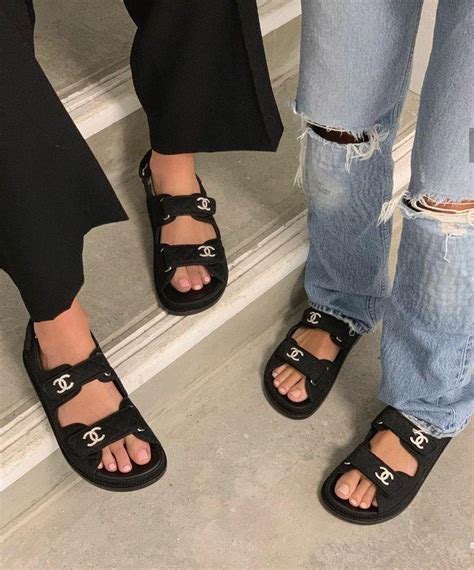 sandali modello chanel 2020|Chanel suede sandals.